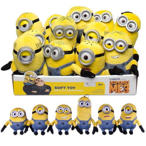 Plush Minions Classic 13cm. (6 designs) - Posh Paws #9055  / Other Plush Toys   